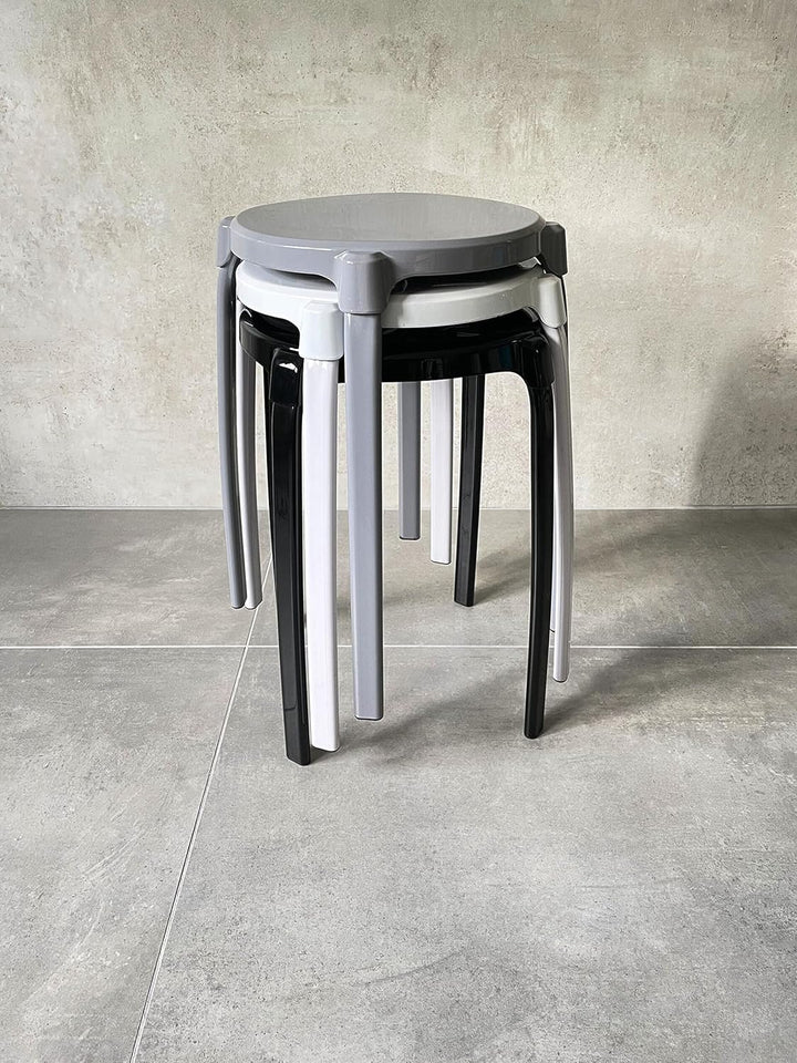 RIDDER Bad-Hocker Max, rund grau, Grau