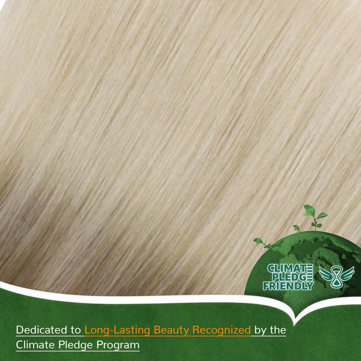 Easyouth Echthaar Microring Extensions Ombre Aschbraun Micro Loop Extensions Echthaar Naturlich Micr
