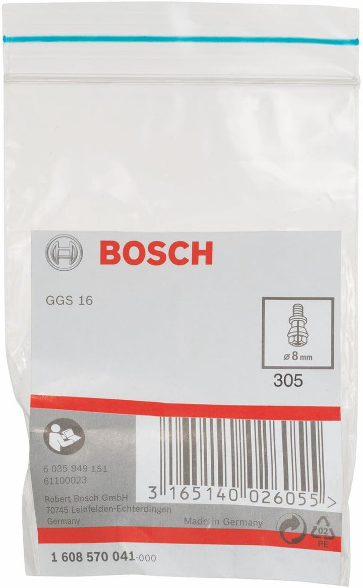 Bosch Zubehör 1608570041 Spannzange mit Spannmutter 8 mm 8.0, 8.0