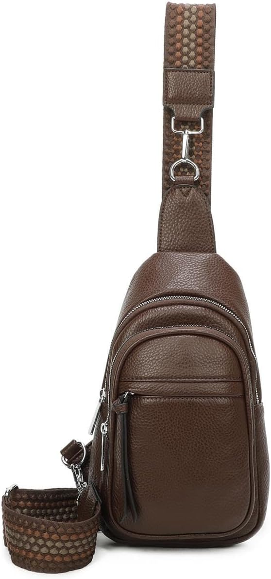OBC Damen Bodybag Sling Tasche Rucksack Gürteltasche Crossbag Crossover Schultertasche Crossbody Bru