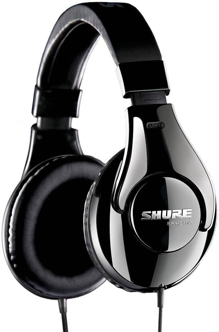 Shure SRH240A geschlossener Kopfhörer / Over-ear, geräuschunterdrückend, druckvolle Bässe und detail