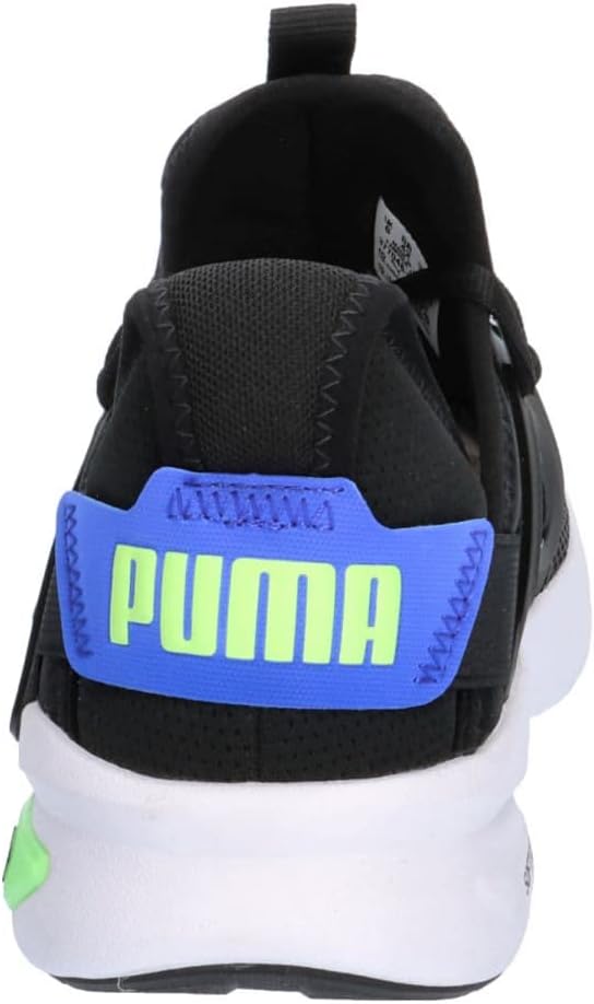 PUMA Herren Softride Enzo Evo Sneaker 44.5 EU Puma Black Fizzy Lime Royal Sapphire, 44.5 EU Puma Bla