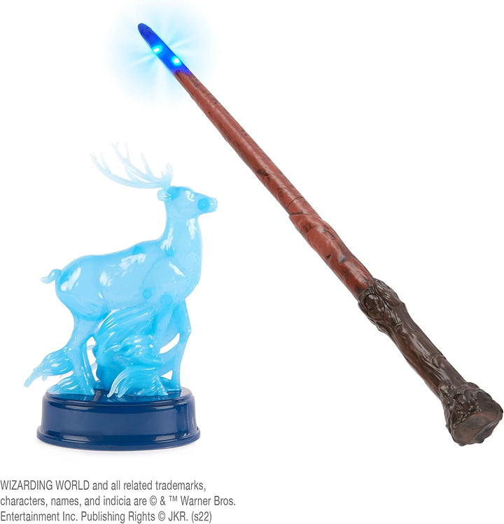 Wizarding World Harry Potter - Interaktiver Zauberstab von Harry Potter mit Patronus-Figur, Licht- u