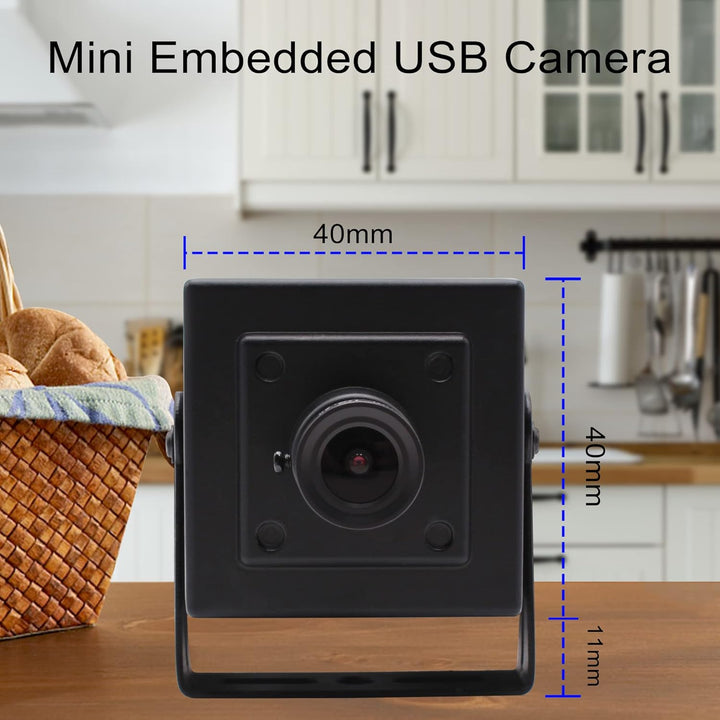 ELP USB Kamera 1080P 60fps/100fps Webcam mit Metallgehäuse, 2MP USB2.0 Lightburn Camera, 3.6mm Objek