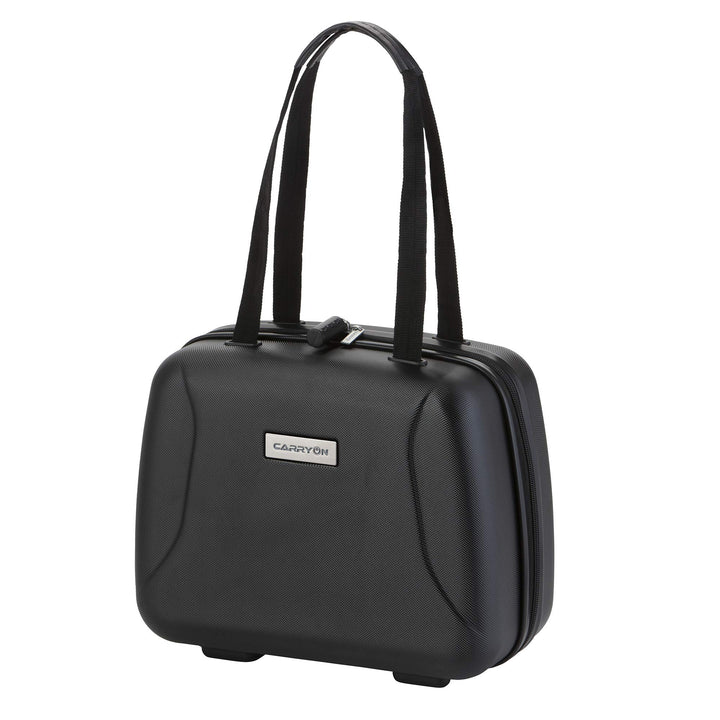 CarryOn Skyhopper Beauty Case Damen - Hartschale Kosmetikkoffer 13 L - Handgepäck (schwarz), Schwarz