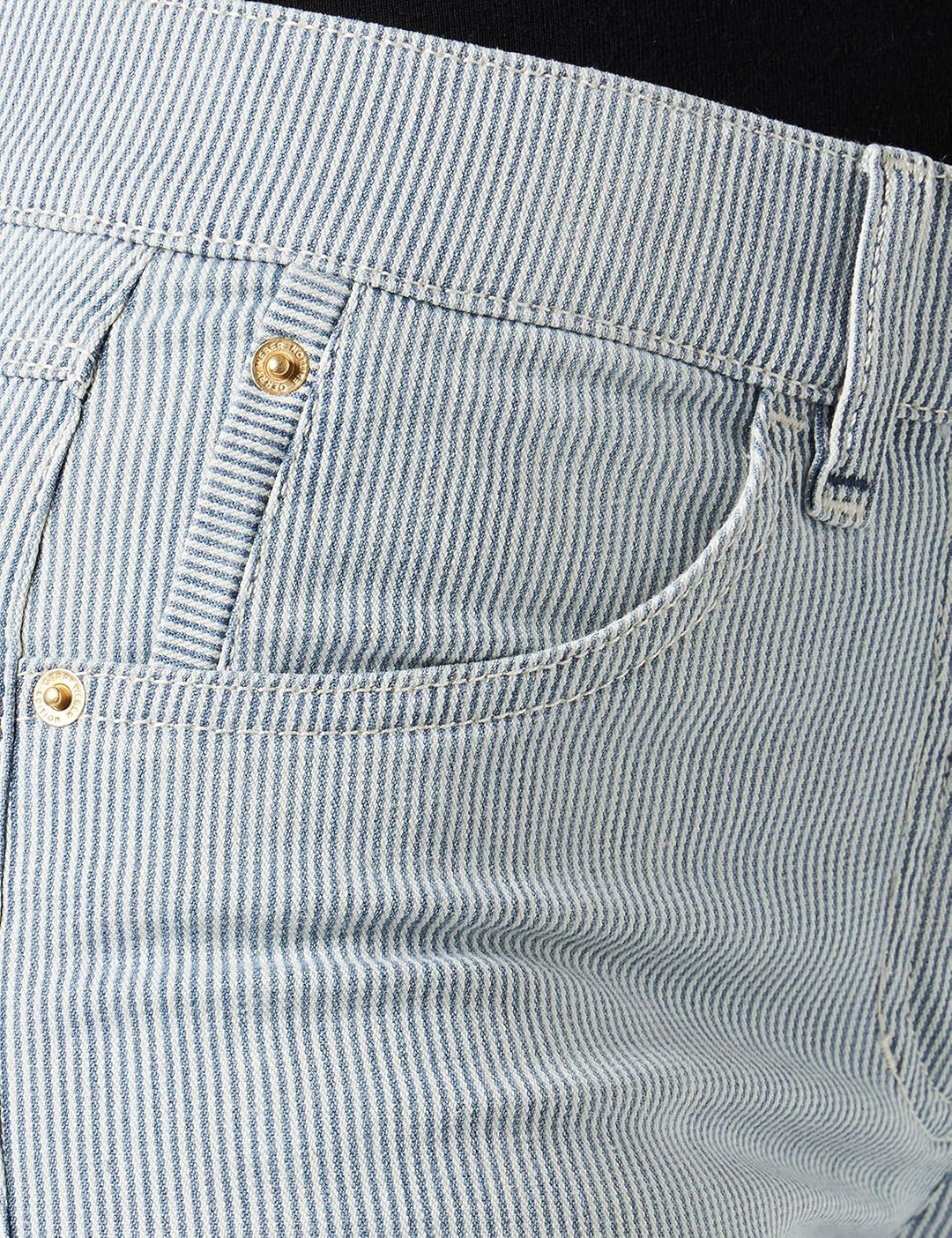 Gerry Weber Damen Jeans 40 Blau/Ecru/Weiss Streifen, 40 Blau/Ecru/Weiss Streifen