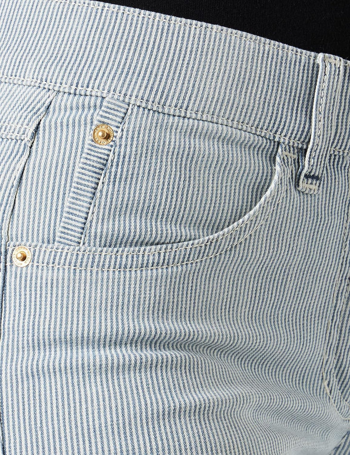 Gerry Weber Damen Jeans 40 Blau/Ecru/Weiss Streifen, 40 Blau/Ecru/Weiss Streifen