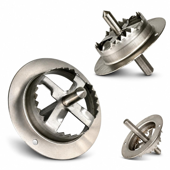 Premium Styroporfräser Ø 65 mm Edelstahl WDVS Fräser für Dämmstoffdübel Styroporschneider Fräswerkze
