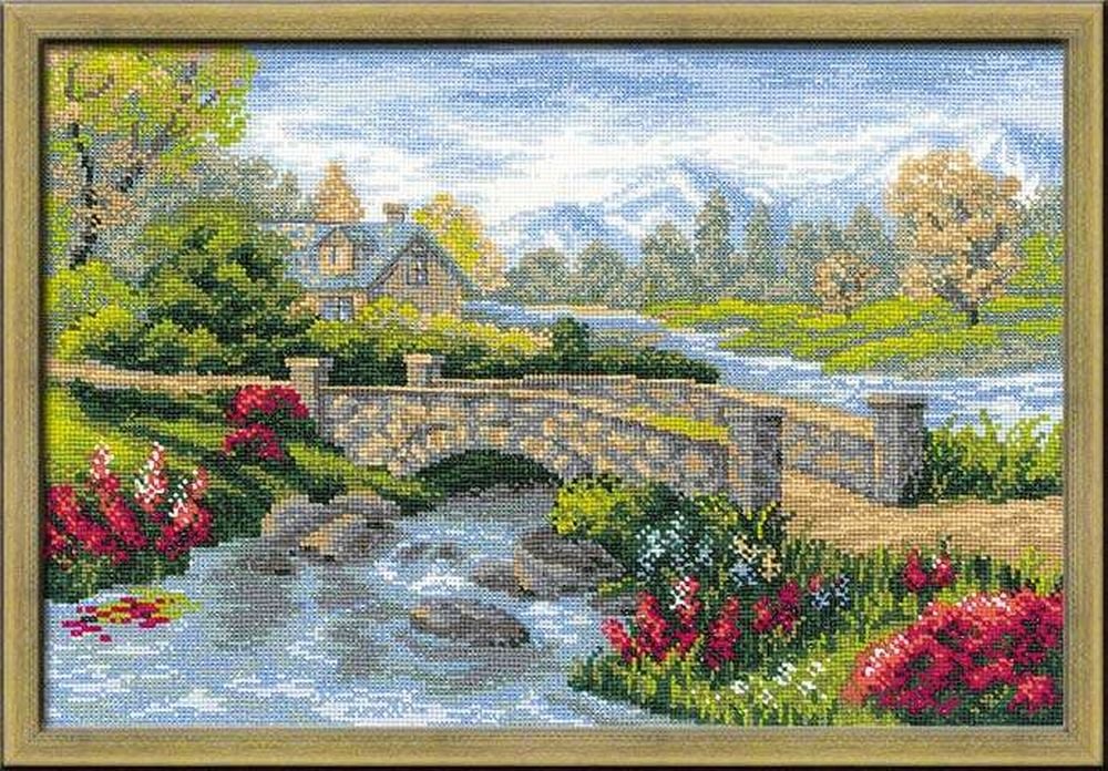 Riolis Kreuzstich-Set Sommer View