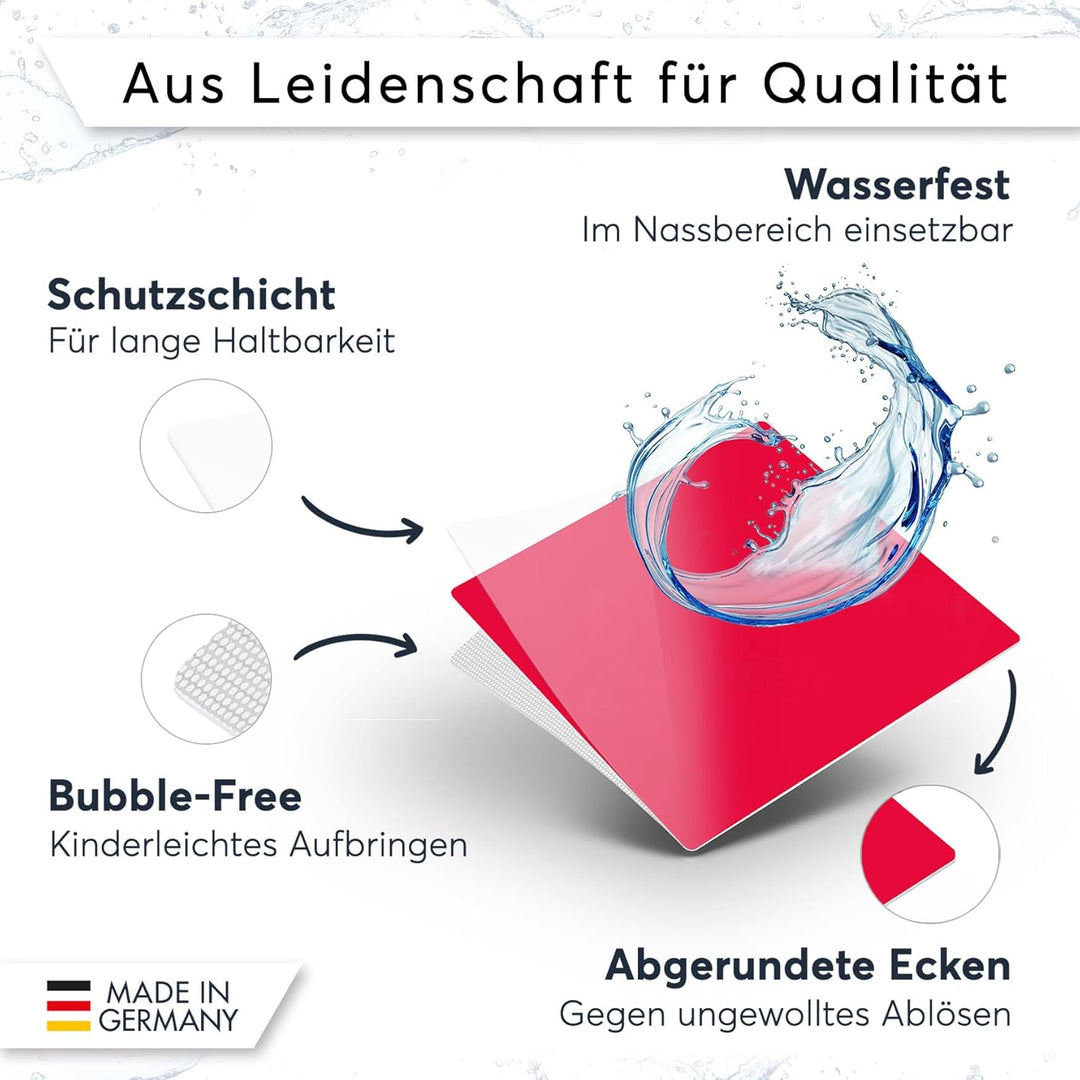 CREATISTO Mosaik-Fliesen Fliesensticker Fliesenfolie - Hochwertige Aufkleber Sticker für Fliesen I K