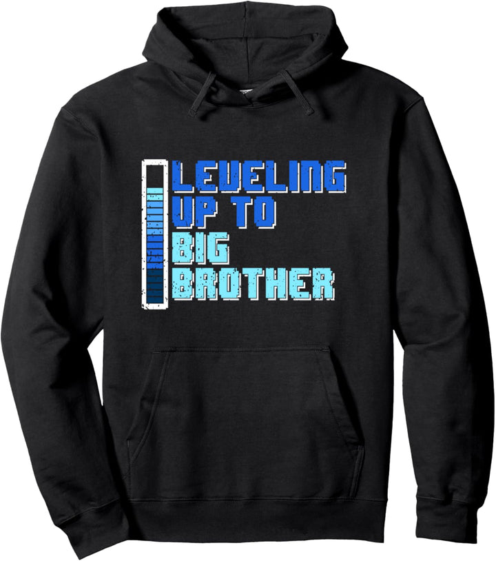 Level up zum grossen Bruder - Lustiges Gamer Baby Geschenk Pullover Hoodie