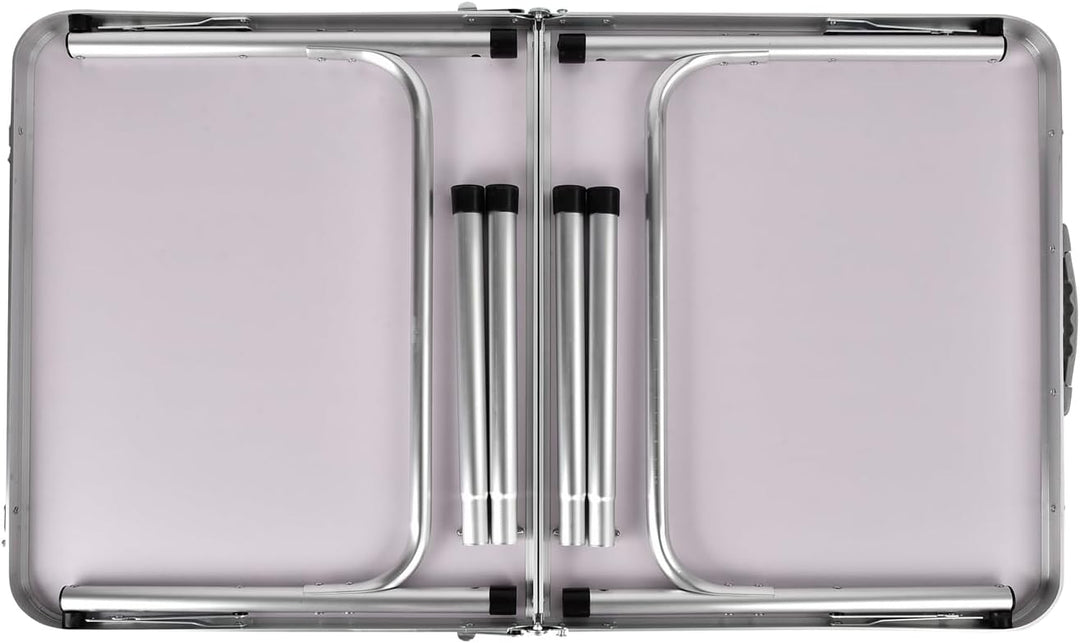 Heavy Duty Klapptisch 90cm/3ft Einstellbare Höhe Picknick Tisch Tragbarer Outdoor Camping Tisch für