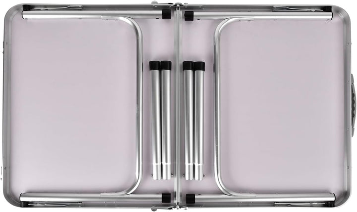 Heavy Duty Klapptisch 90cm/3ft Einstellbare Höhe Picknick Tisch Tragbarer Outdoor Camping Tisch für