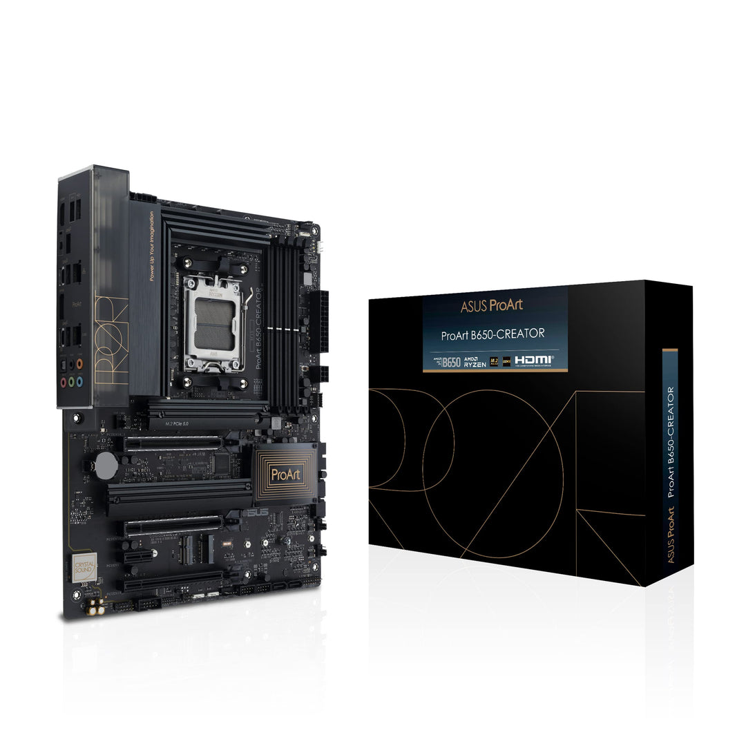 ASUS PROART B650-CREATOR Mainboard Sockel AMD AM5 (Ryzen, ATX, PCIe 5.0, 3x. M.2, DDR5 Speicher, USB