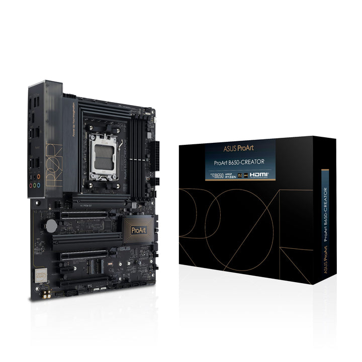 ASUS PROART B650-CREATOR Mainboard Sockel AMD AM5 (Ryzen, ATX, PCIe 5.0, 3x. M.2, DDR5 Speicher, USB