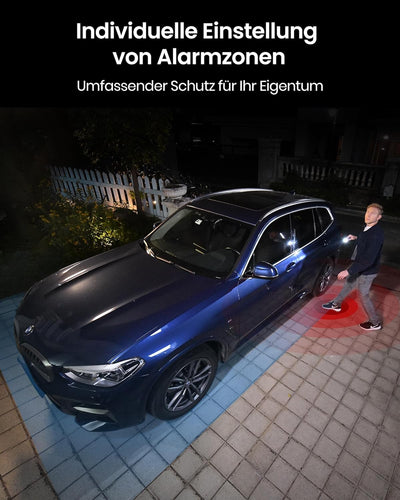 AOSU 2K HD Überwachungskamera, Fügen Sie Kameras speziell für HomeBase hinzu (Funktioniert nicht ohn