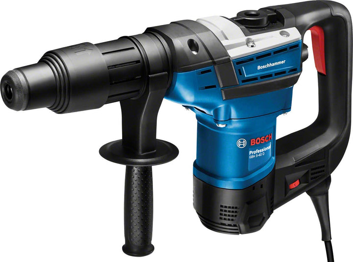 Bosch Professional Bohrhammer GBH 5-40 D (SDS Plus, inkl. Zusatzhandgriff, Fetttube, Maschinentuch,
