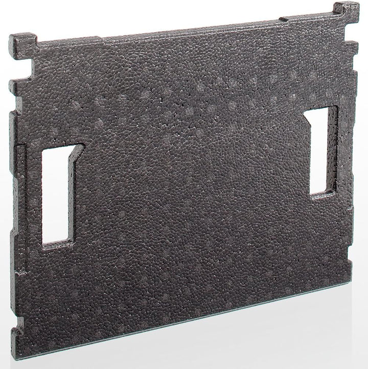 Sortimentskasten Kunststoff klappbar | L BOX 102 anthrazit inkl. Insetboxenset H3 + Deckenpolster |