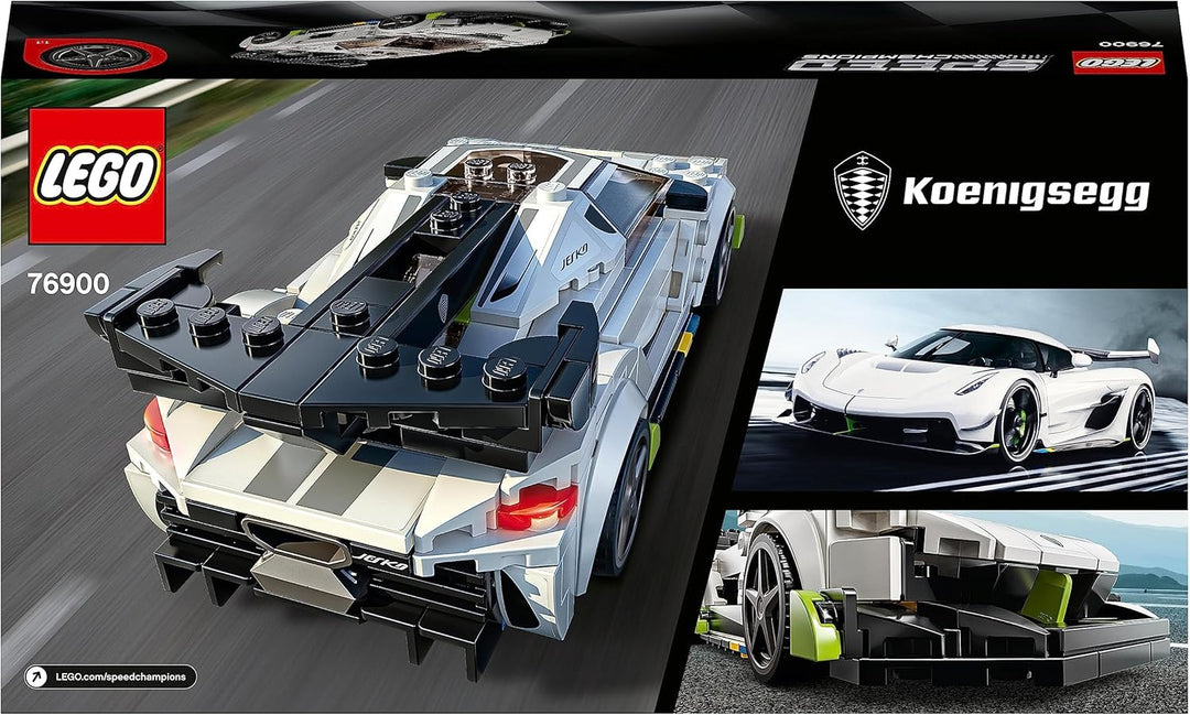 LEGO 76900 Speed Champions Koenigsegg Jesko Rennauto, Spielzeugauto, Modellauto zum selber Bauen Sin