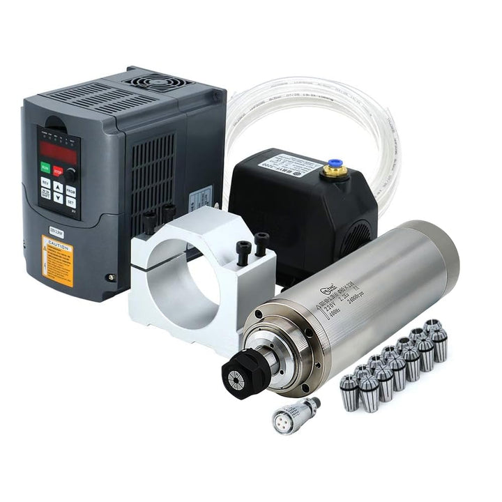 CNC-Spindelmotor 2,2 kW, 2200 W, 220 V, 400 Hz, 24000 U/min, wassergekühlte Spindel mit 2,2 kW, VFD