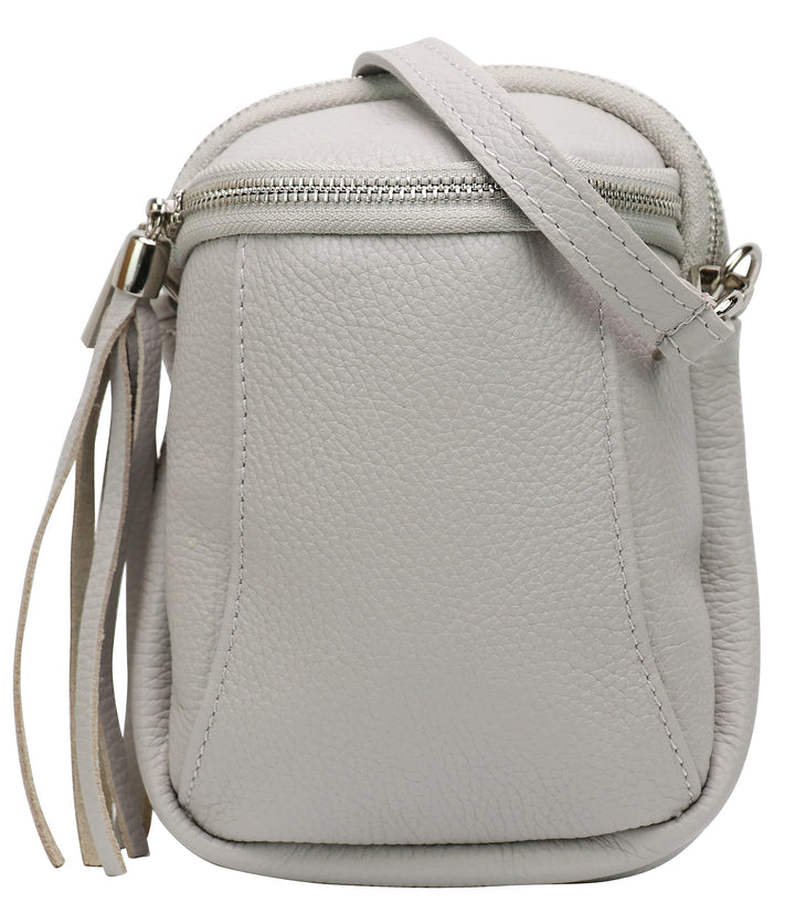 SH Leder Damen Handytasche Umhängetasche Geldbörse Multifunktion Beutel Schultertasche aus Echtleder