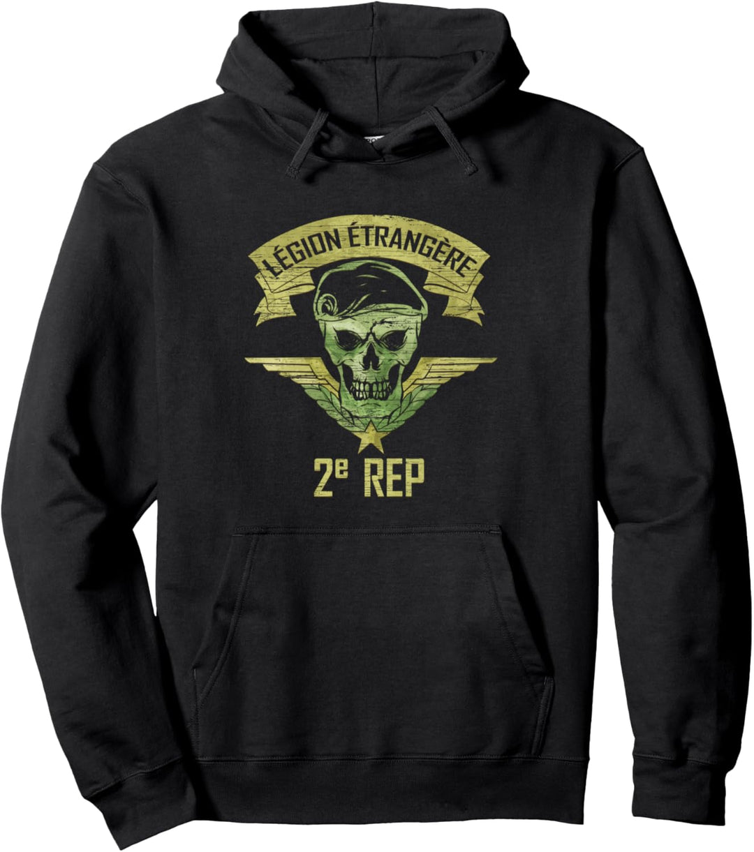 Legion Etrangere Totenkopf Soldat Fallschirmjäger Geschenk Pullover Hoodie