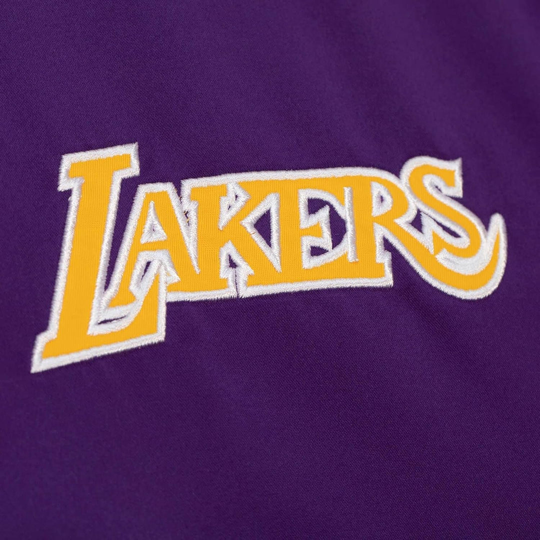 Mitchell & Ness NBA Heavyweight Satin Jacket, Los Angeles Lakers, Gelb