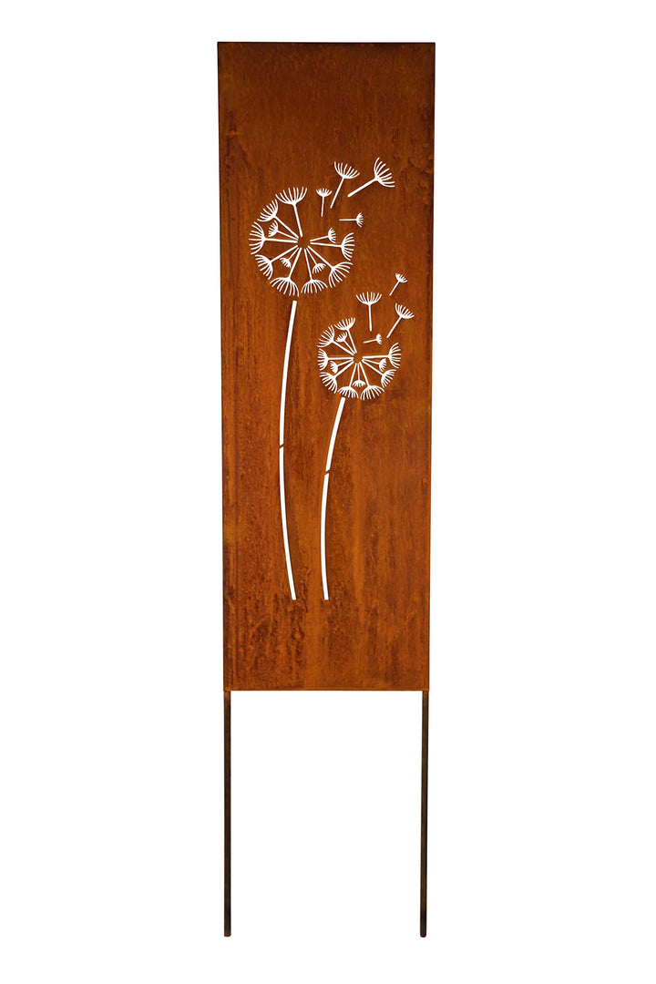 Bornhöft Schild Spruchtafel Gartenschild Edelrost rostige Gartendeko 115cm Edelrost Gartenstecker Ro