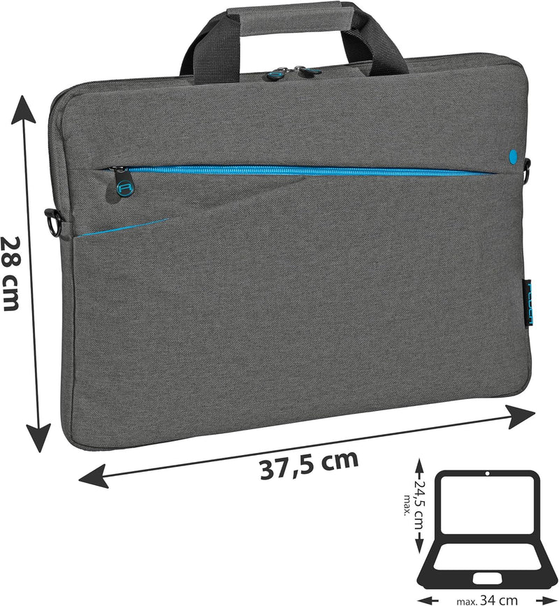 PEDEA Laptoptasche "Fashion" Notebook-Tasche bis 15,6 Zoll (39,6 cm) Umhängetasche mit Schultergurt