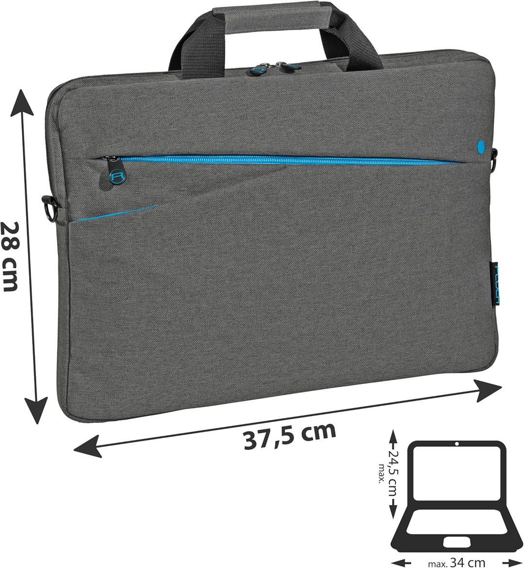 PEDEA Laptoptasche "Fashion" Notebook-Tasche bis 17,3 Zoll (43,9 cm) Umhängetasche mit Schultergurt