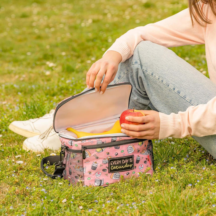 Legami - Lunchbag für das Mittagessen, Thema Sushi Cat, Lunchbag für das Mittagessen, grosses Fassun