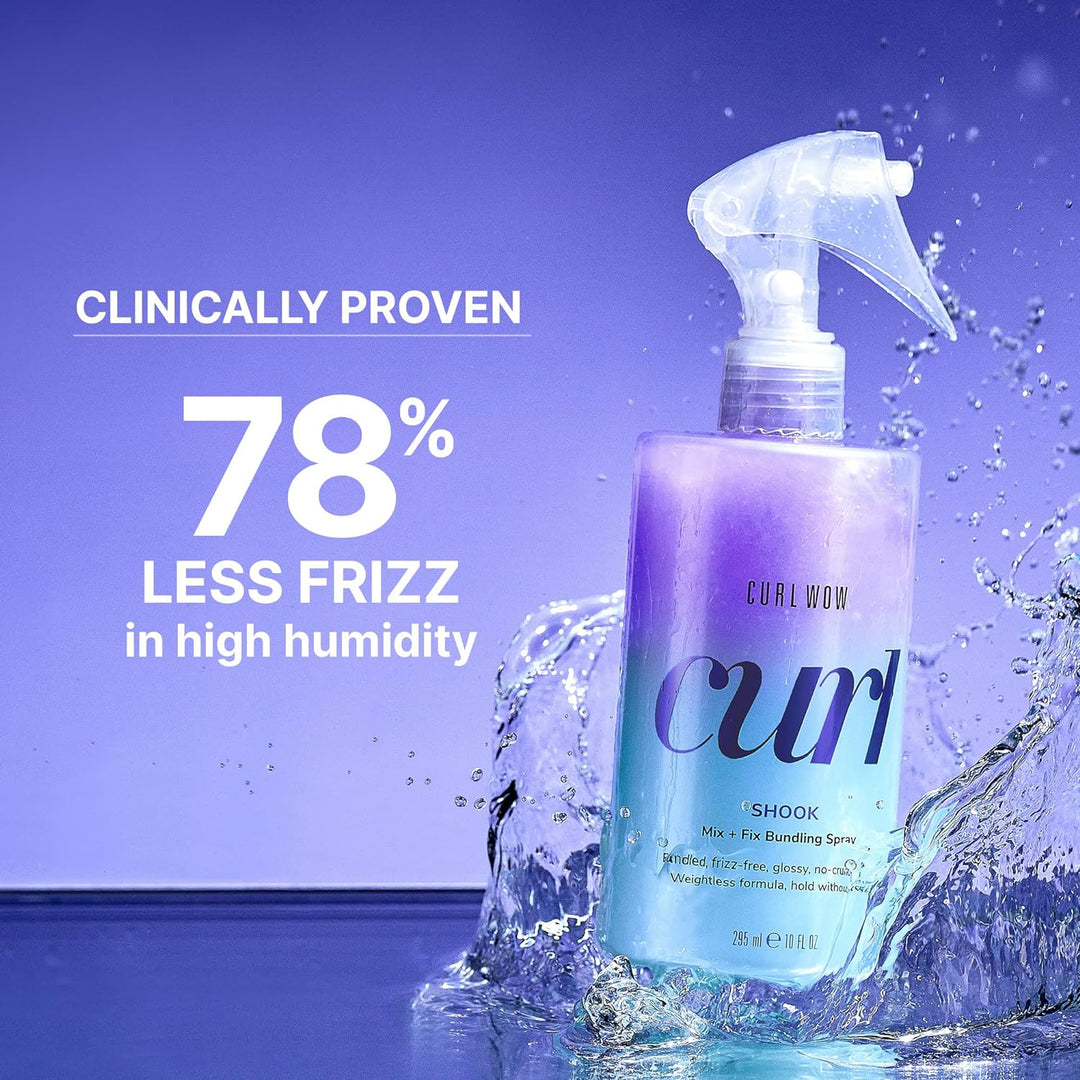 Color Wow Styling Spray Locken "Shook", Glanzspray Lockiges Haar, Leave-In-Spray für Lockiges Haar,
