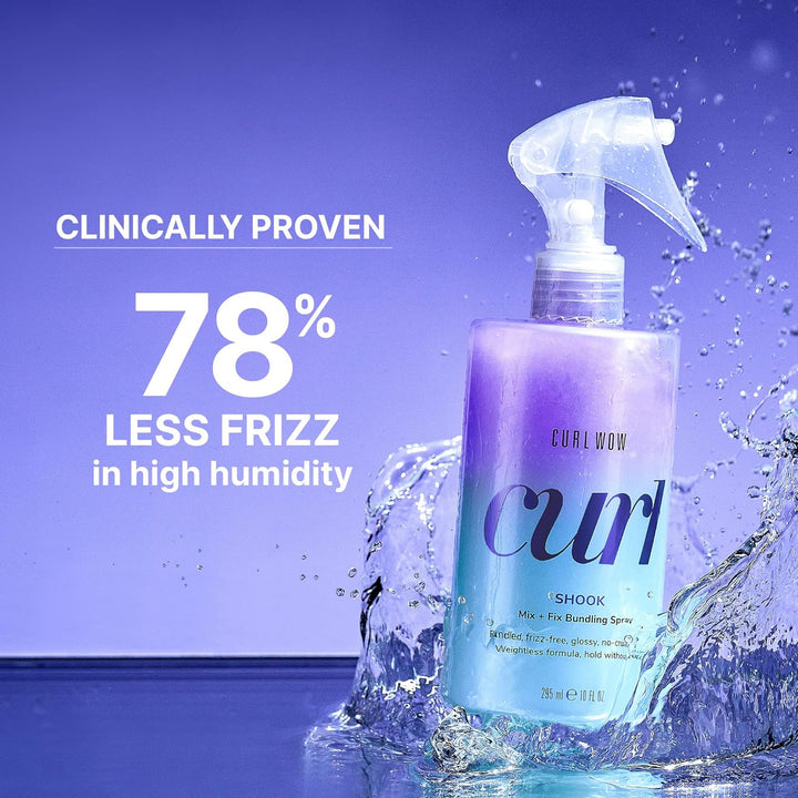 Color Wow Styling Spray Locken "Shook", Glanzspray Lockiges Haar, Leave-In-Spray für Lockiges Haar,