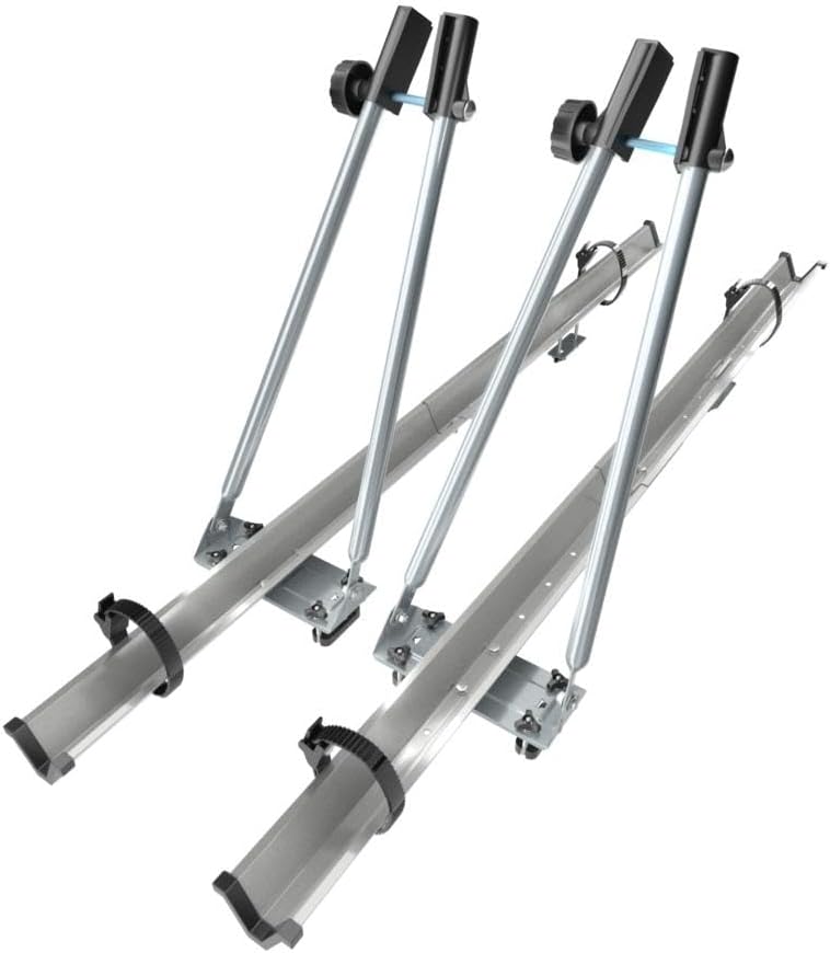 Mossa 2X Dachfahrradträger, Dachfahrradhalter mit Alubalken - BR5131