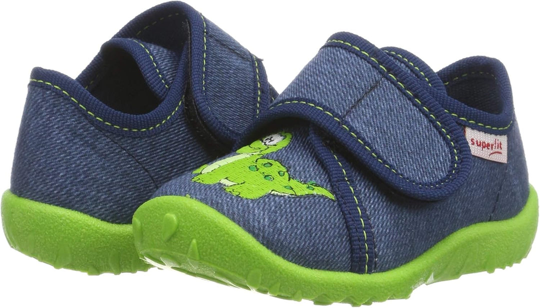 Superfit Jungen Spotty Niedrige Hausschuhe 18 EU Blau 8000 40, 18 EU Blau 8000 40