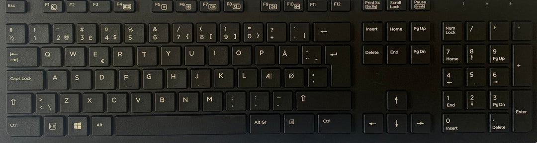 Dänische Tastatur HP Sprache Tastatur USB von Hewlett Packard