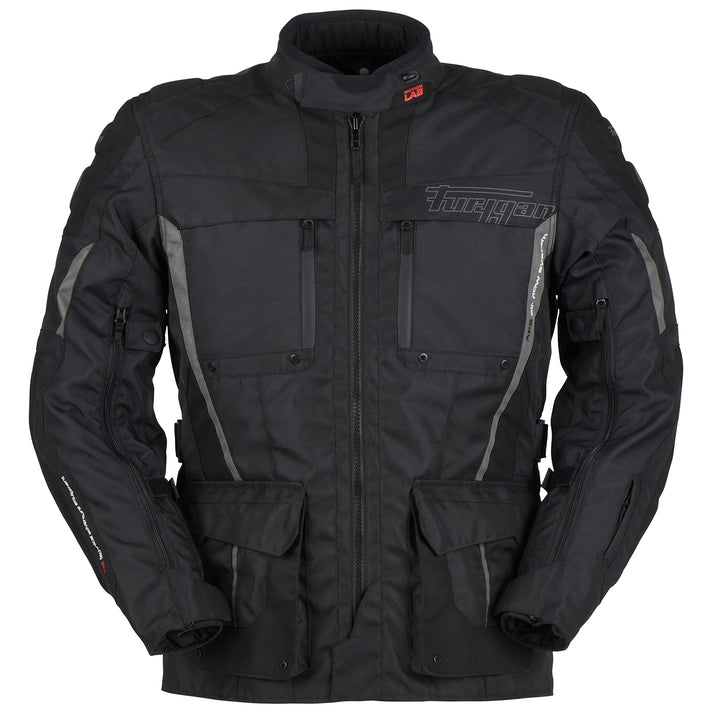 Furygan Herren Motorradjacke S Schwarz-Grau., S Schwarz-Grau.