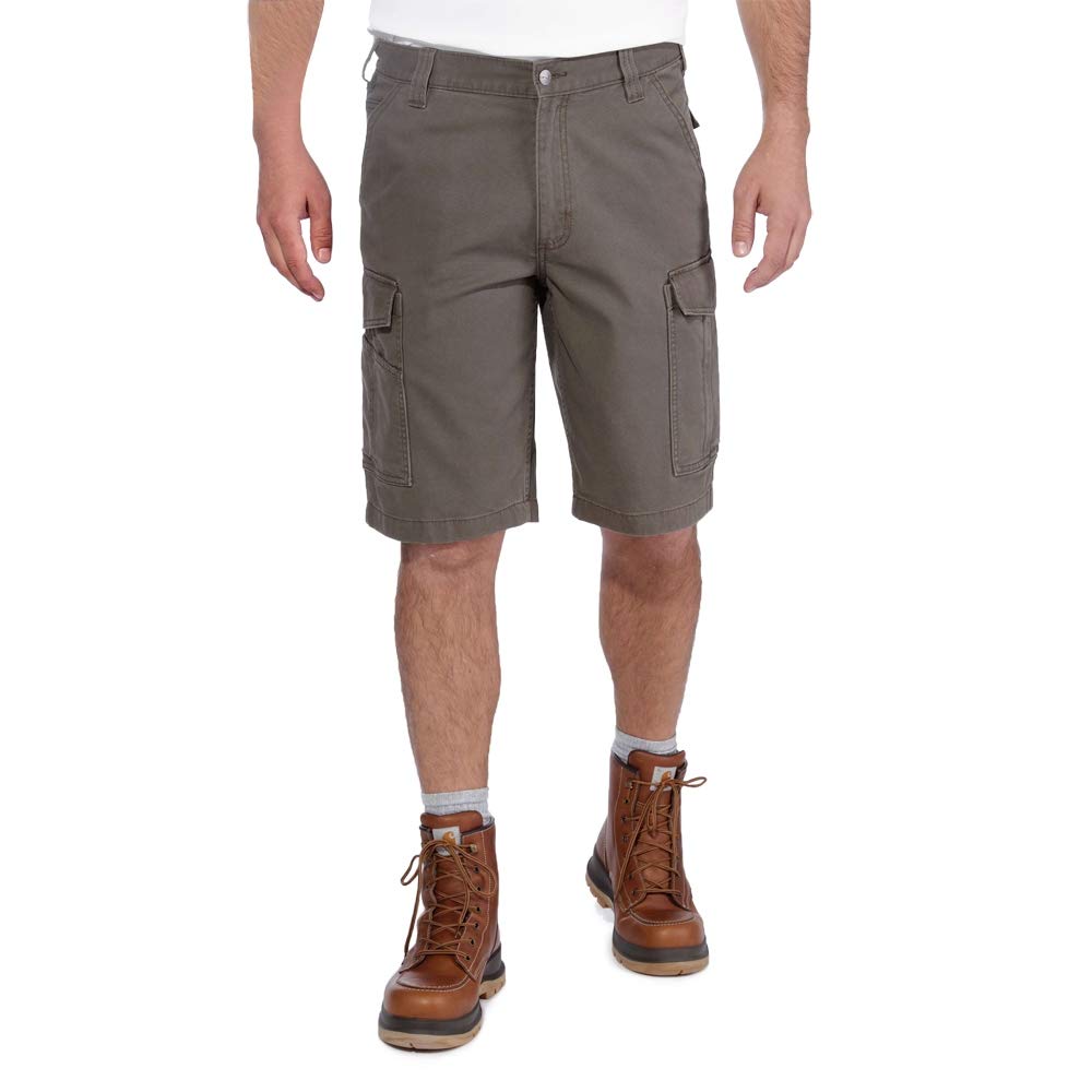 Carhartt, Cargo-Arbeitshose für Herren, robust, flexibel, lockere Passform, aus Segeltuch 28 Tarmac,