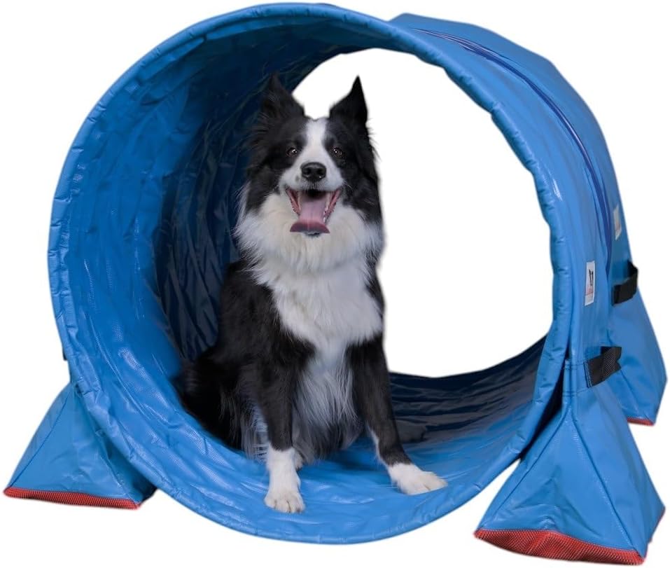 Callieway Hoopers Agility Tunnel Set “Profi”– Orig Tunnelset (2 STK.) für Hoopers Hundesport (inkl 4