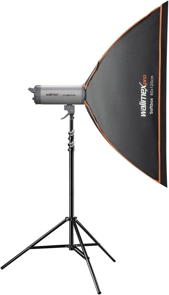 Walimex pro Softbox Orange Line 80x120 ohne Adapter, ohne Adapter
