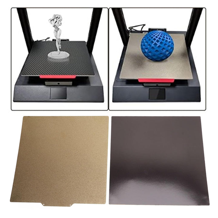 3D-Drucker-Bauplatte, Federstahlplatte mit Magnetischem Basisaufkleber, 290 X 290 Mm, Doppelseitige