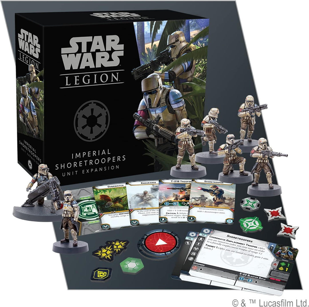 Fantasy Flight Games FFG - Star Wars Legion: Imperial Shoretroopers Unit Expansion - EN Galactic Emp