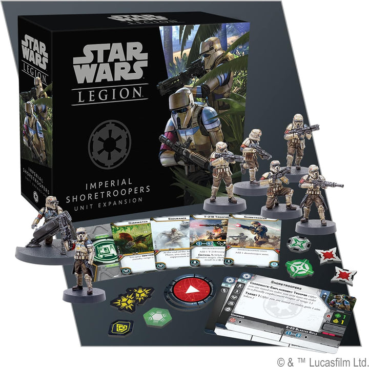 Fantasy Flight Games FFG - Star Wars Legion: Imperial Shoretroopers Unit Expansion - EN Galactic Emp