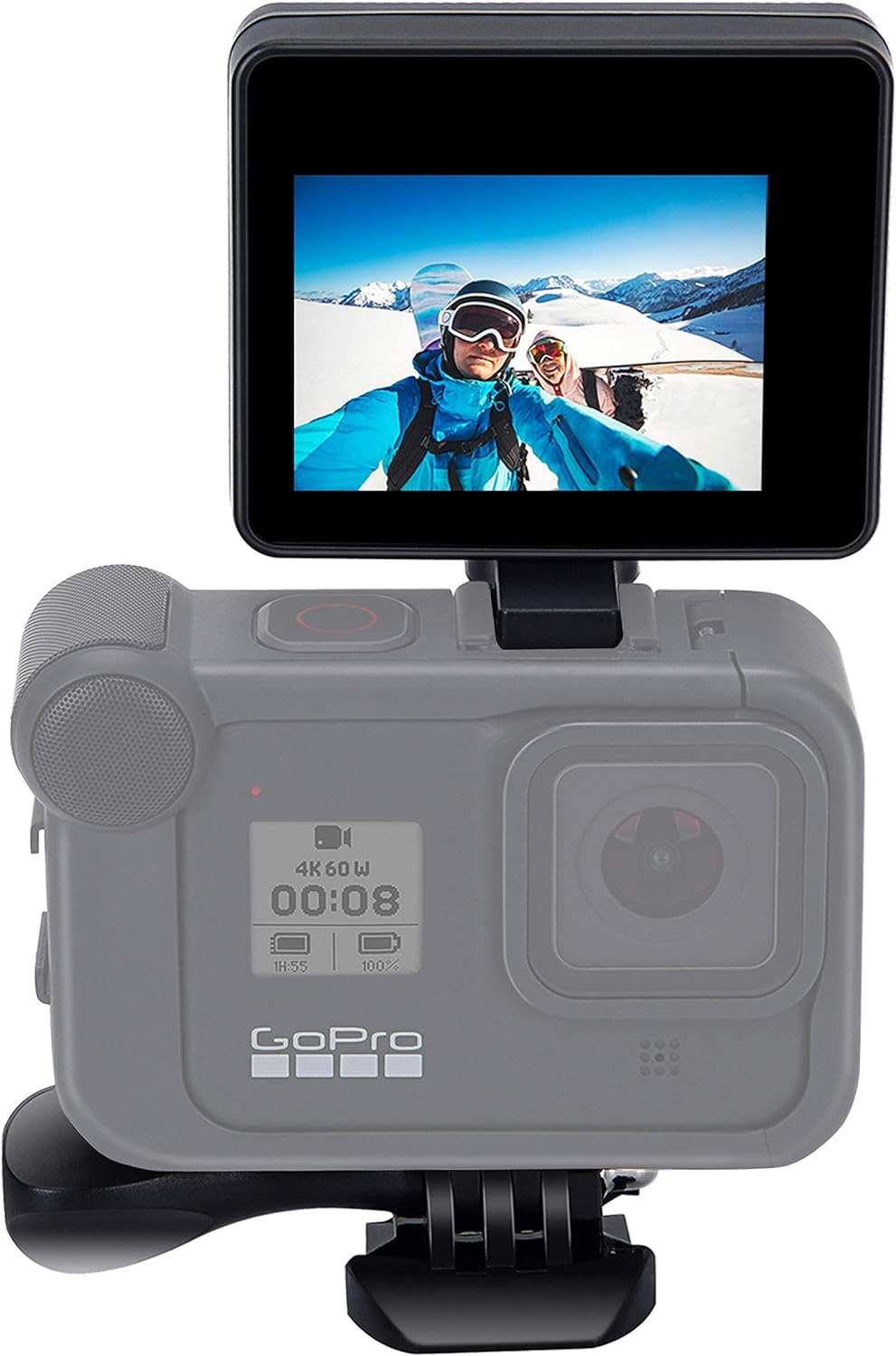 Suptig LCD-Bildschirm Selfie LCD-Bildschirm Kompatibel mit Gopro Hero 9 Hero 8 Hero 7 Hero 6 Hero 5