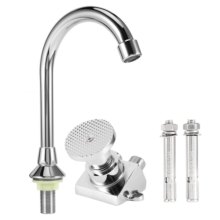 Bar Waschbecken Wasserhahn, Kupfer Boden montiert Fusspedal Becken Wasserhahn Waschbecken Wasserhahn