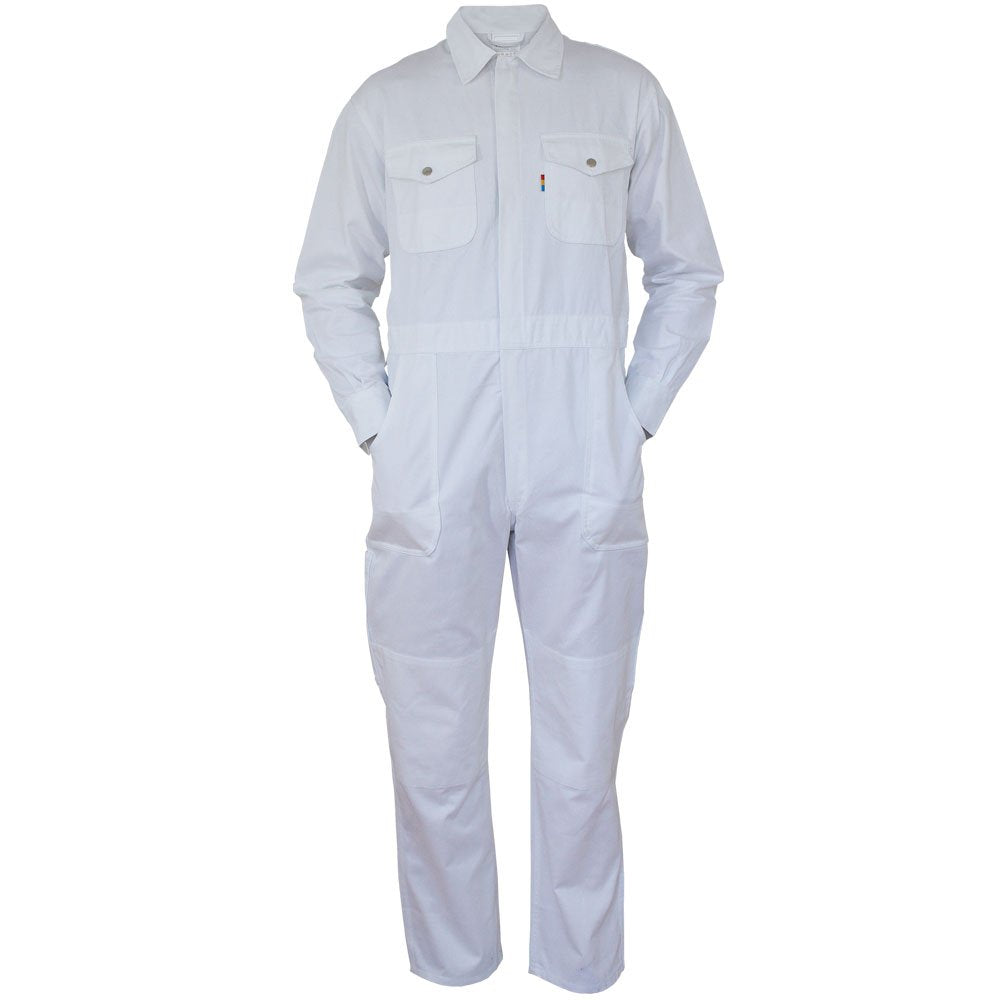 Carson Classic Workwear Arbeitsoverall aus reiner Baumwolle, 1 Stück, 46, weiss, KTH735.W 46 Weiss,