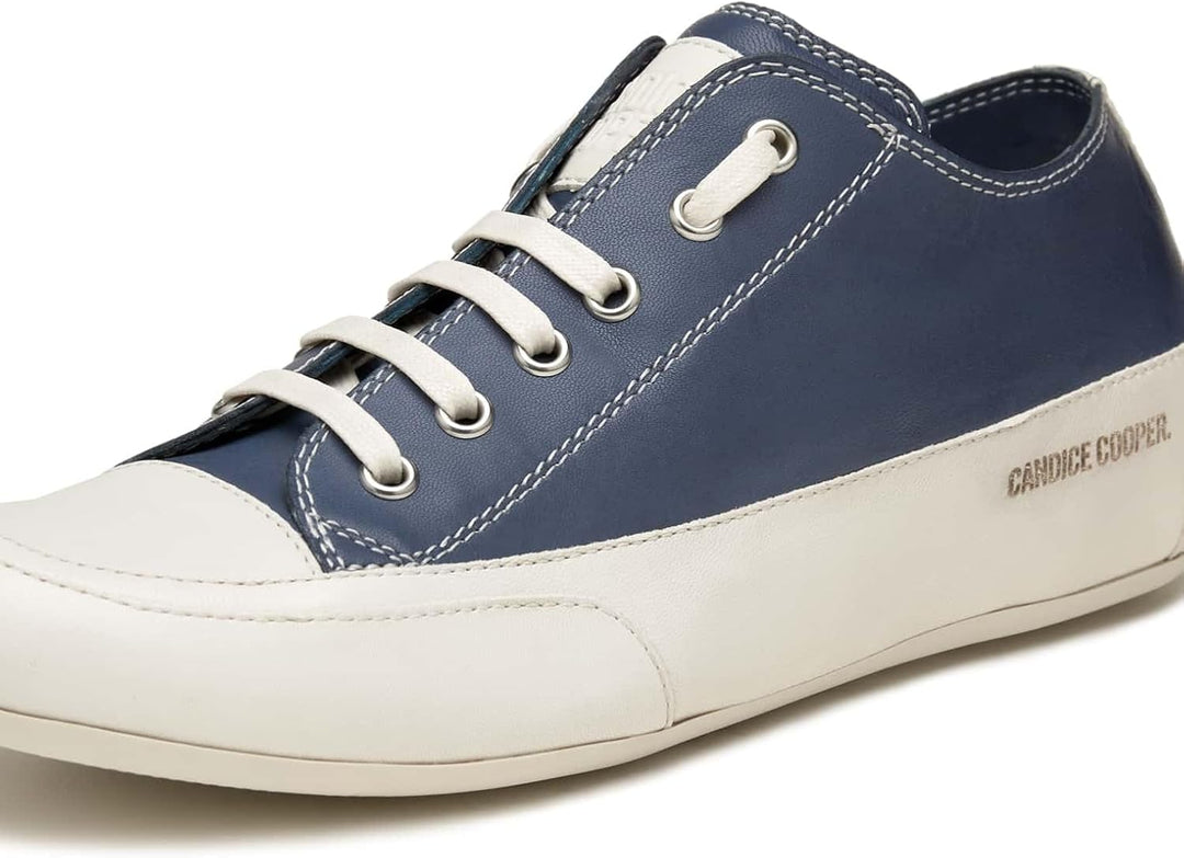 Candice Cooper Sneakers aus nuanciertem Leder 35 EU Marineblau, 35 EU Marineblau