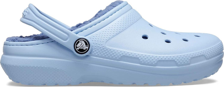 Crocs Unisex Kinder Classic Lined Clog K 17 EU Blauer Calcit, 17 EU Blauer Calcit