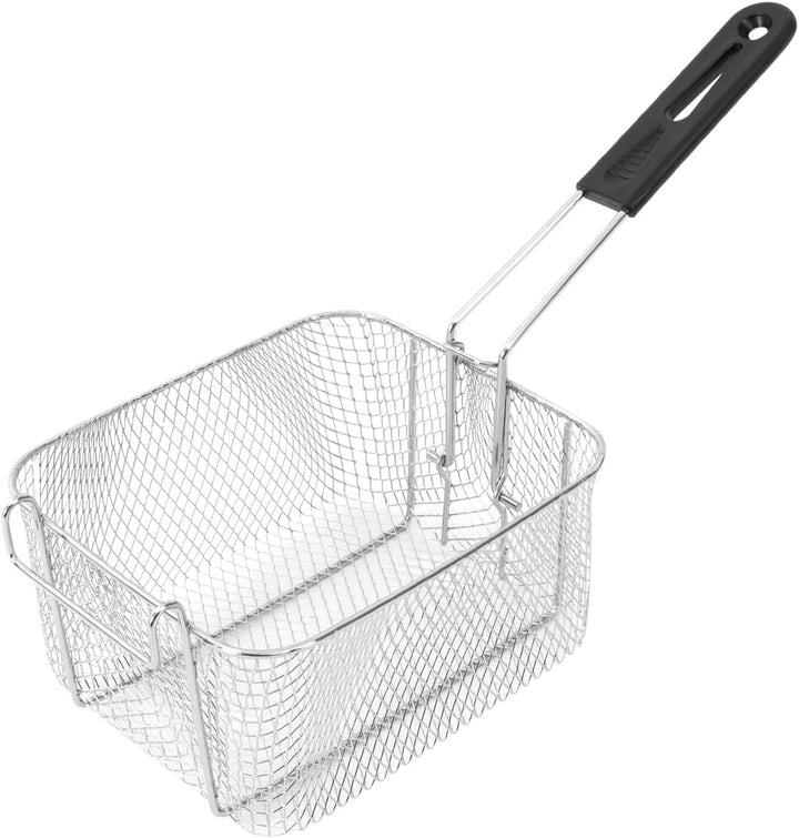 Elektrische Fritteuse, 2500W Friteuse aus Edelstahl, Friteuse mit 6L Grosser Volumen, Fritteuse mit