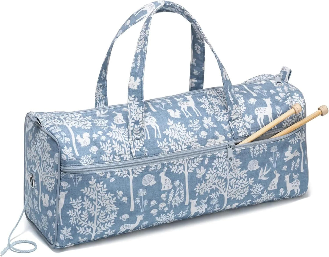 Prym 612655 Handarbeitstasche Woodland, blau